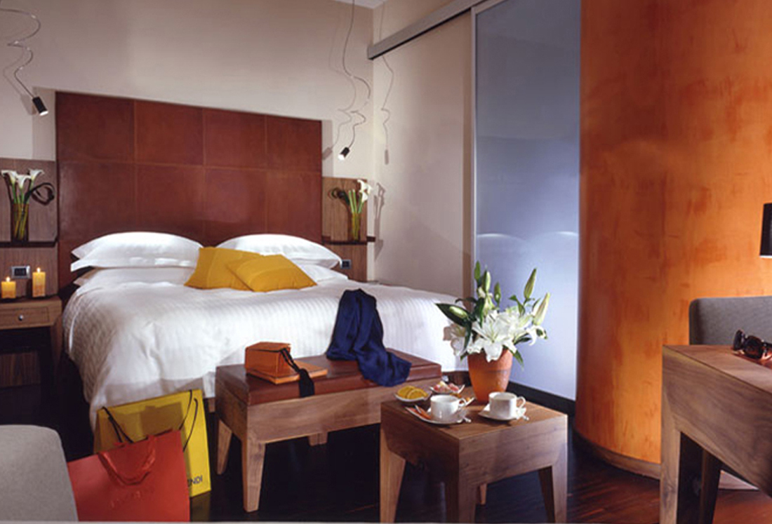 hotel art rome bed