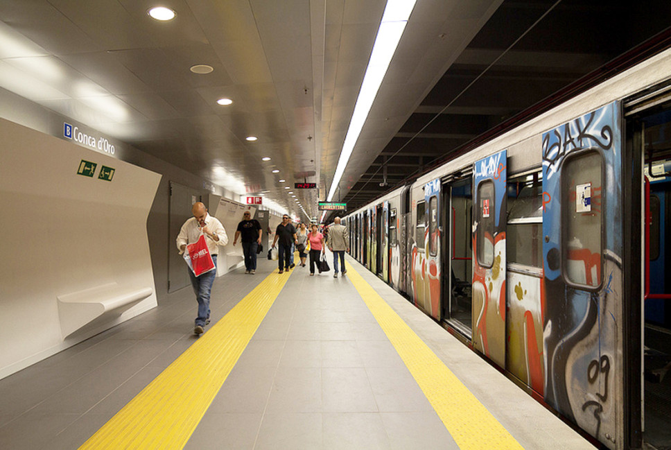 stazione metro B Conca d'Oro Roma