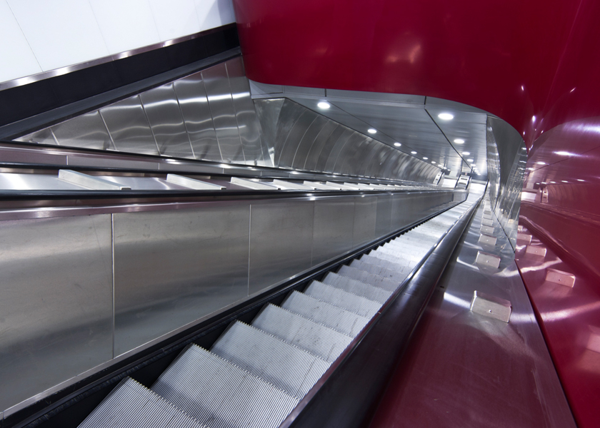 underground escalator