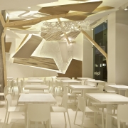 white restaurant interiors