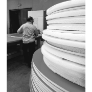 sound-absorbing polyester discs