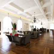 Detail of Gran Melia Villa Agrippina hotel lounge by Devoto