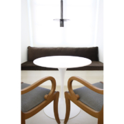 Gran Melia Villa Agrippina hotel custom seats detail designed by Studio Transit and delivered by Devoto Design