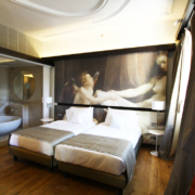 Room interior of Gran Melia Villa Agrippina hotel Rome, designed by Studio Transit and delivered by Devoto