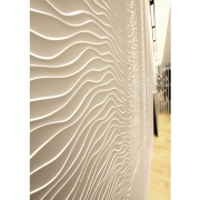 white wall decoration pattern