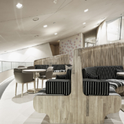 Arredi Café 875 National Museum of Qatar by Devoto Design