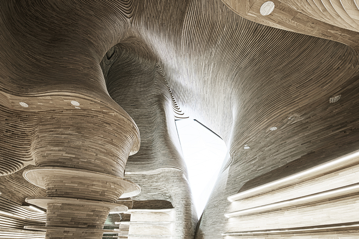 Il canyon di legno realizzato da Devoto Design
