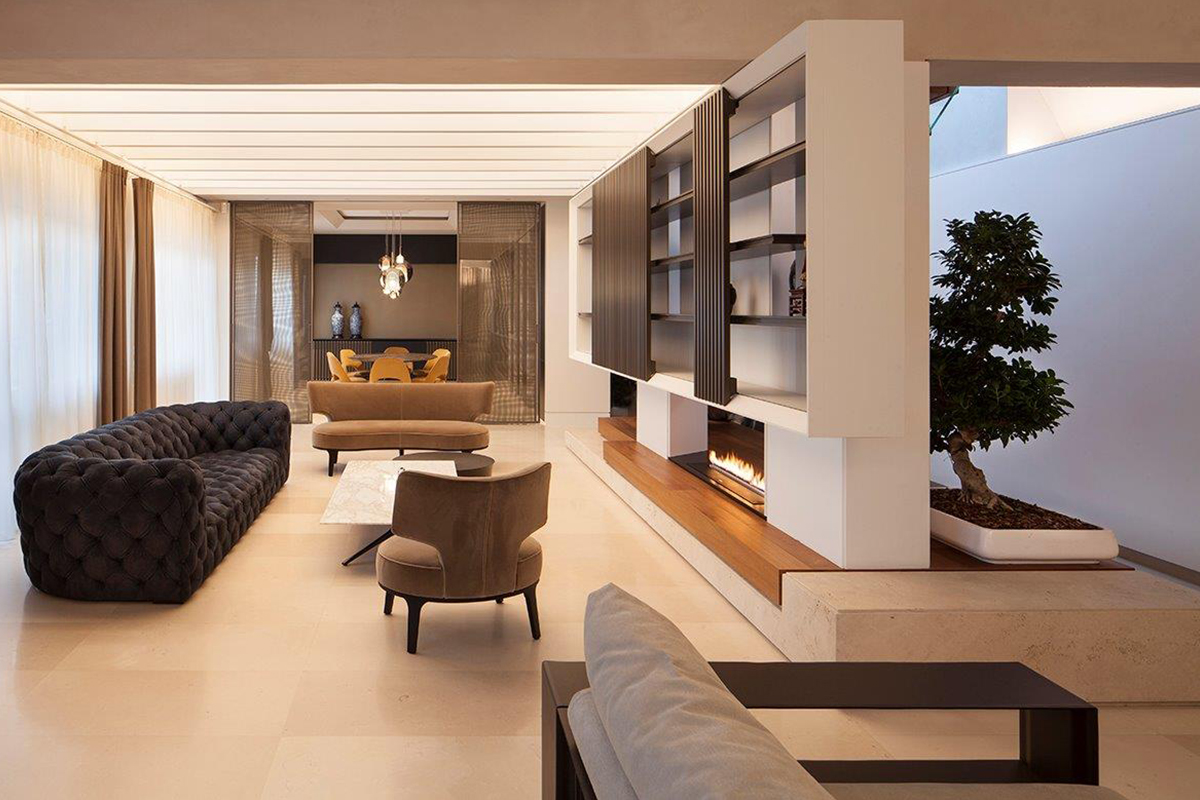 modern and elegant living room