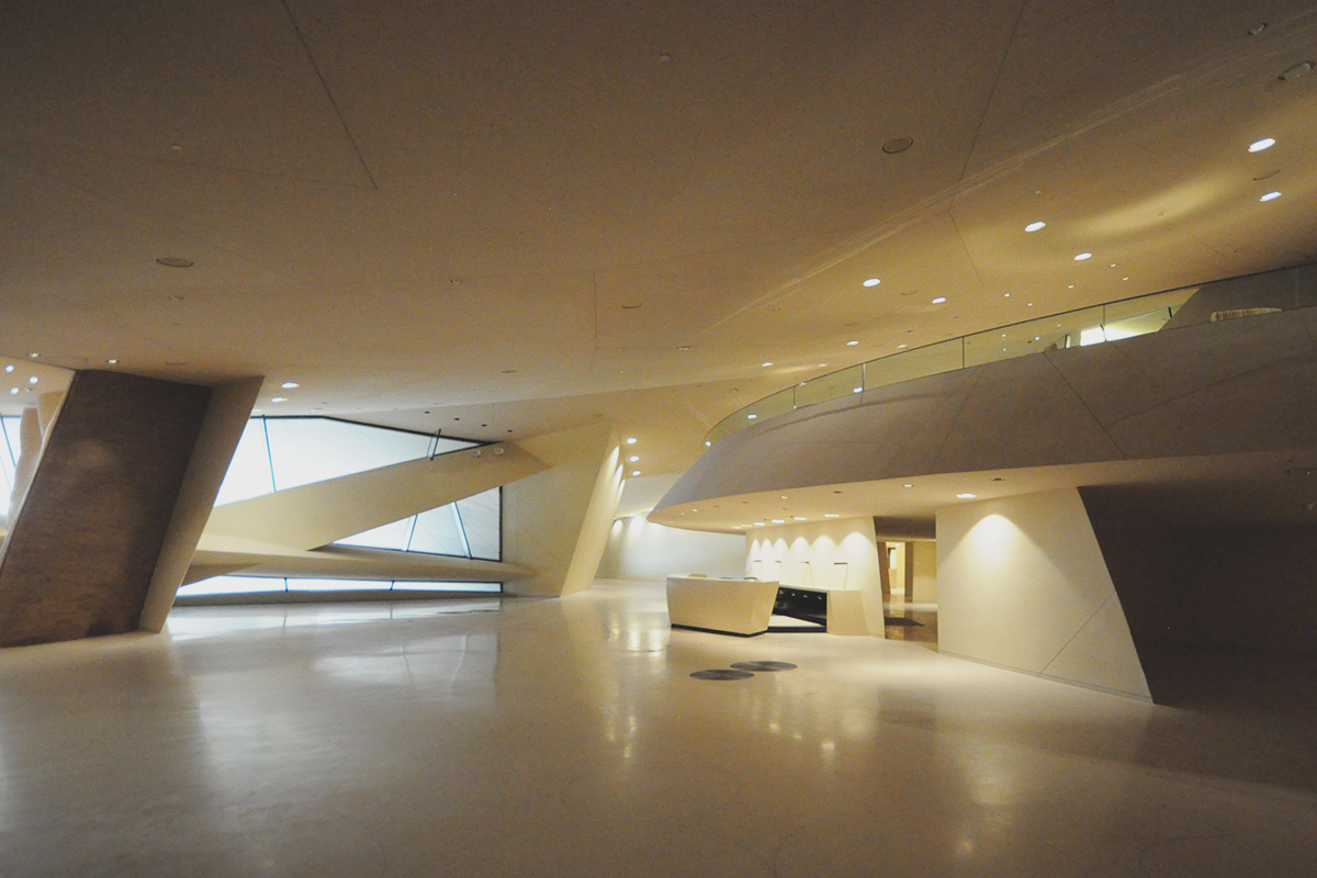 ingresso auditorium national Museum of Qatar