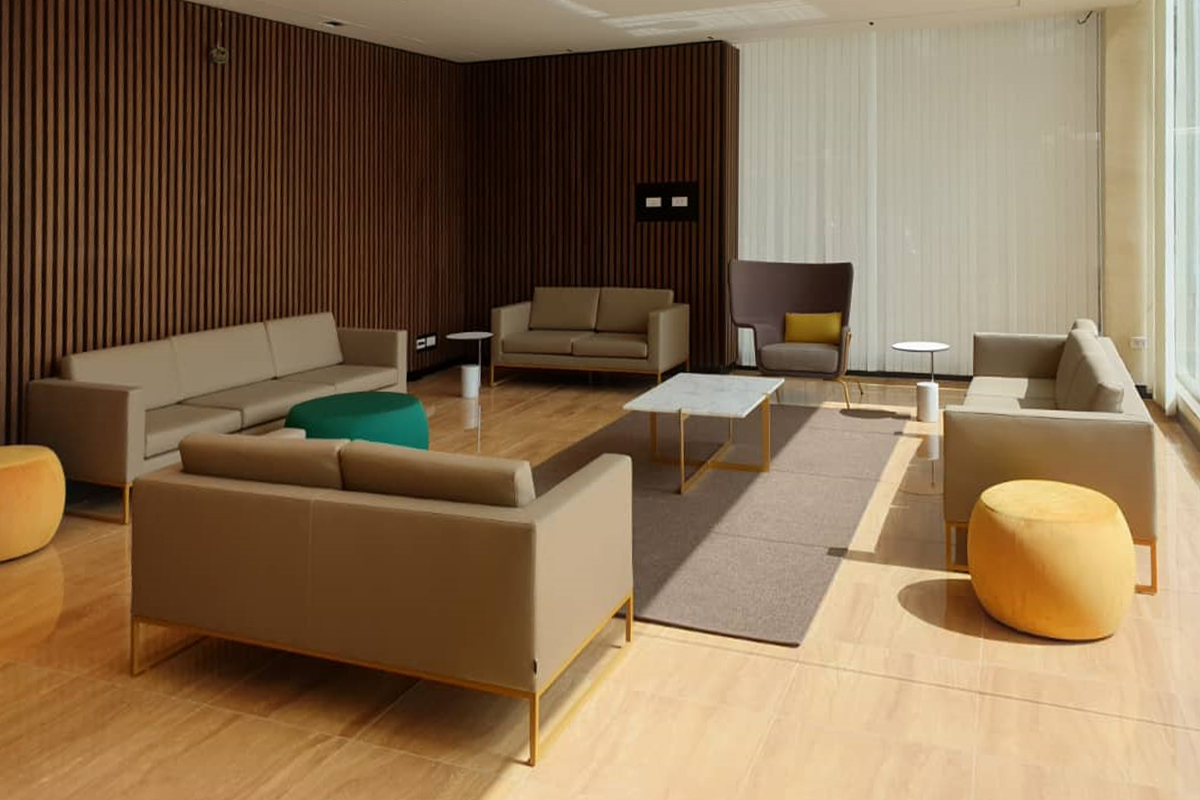 Custom upholstery items for the New Ethiopian Ministry of Finance by Devoto Design