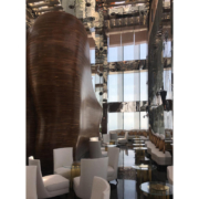 Detail of the Vertigo restaurant inside the Banyan Tree Doha hotel by Devoto Design
