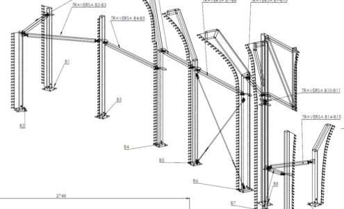 Ingegnerizzazione pilastri sottostruttura gift shop by Devoto Design