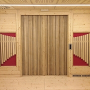 acoustic cladding in wood