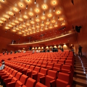 inside Nuvola auditorium