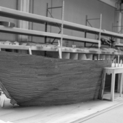 modellino barca di legno