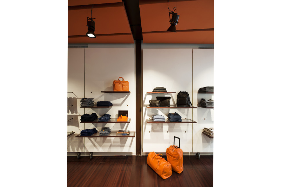 display shelves Davide Cenci store