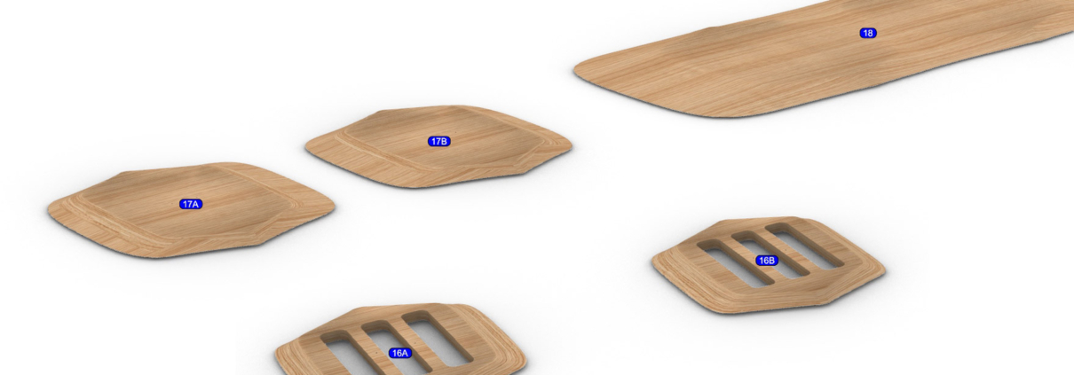 elementi tavolo legno
