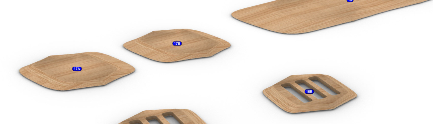 elementi tavolo legno